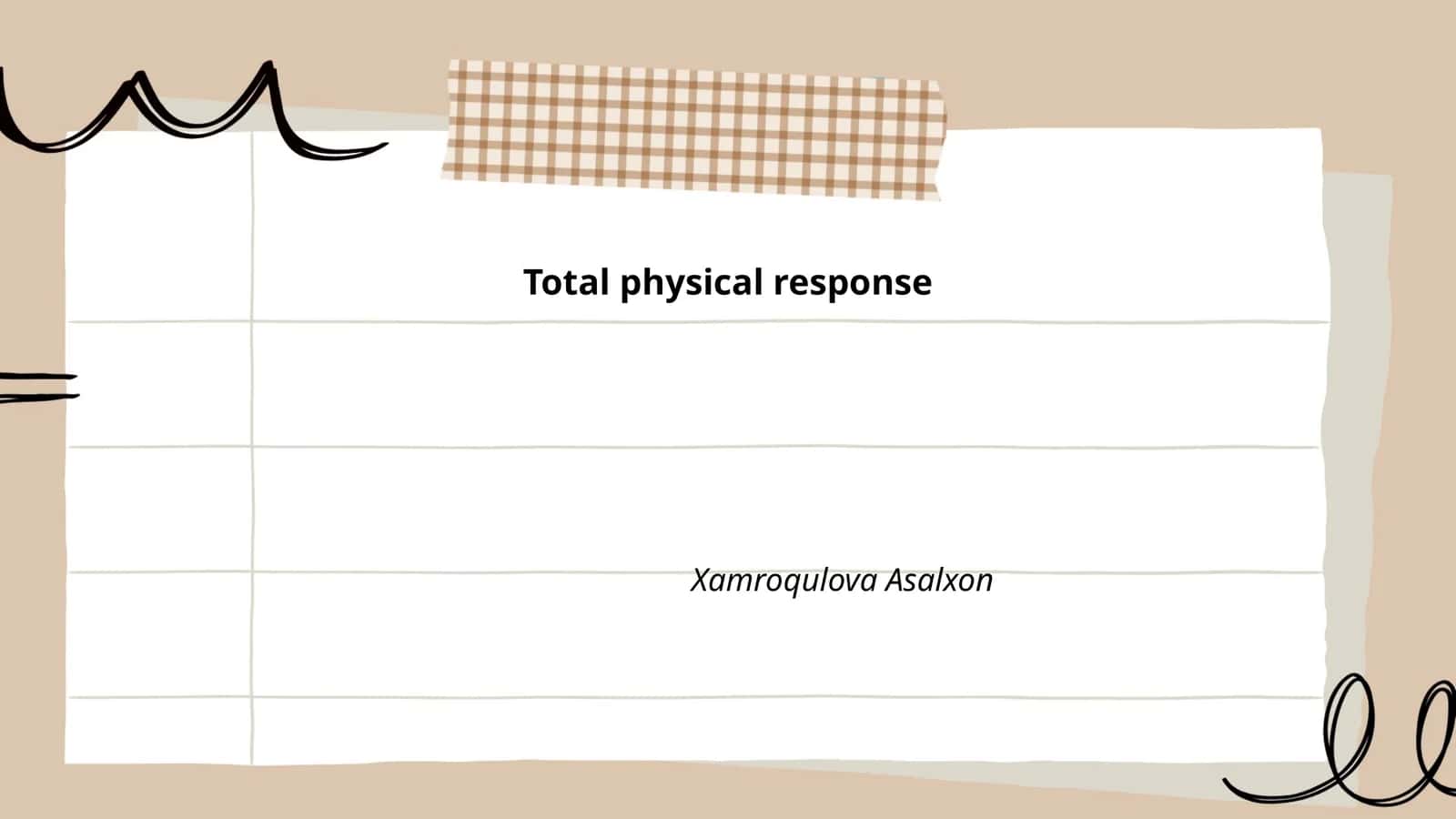 Total Physical Response