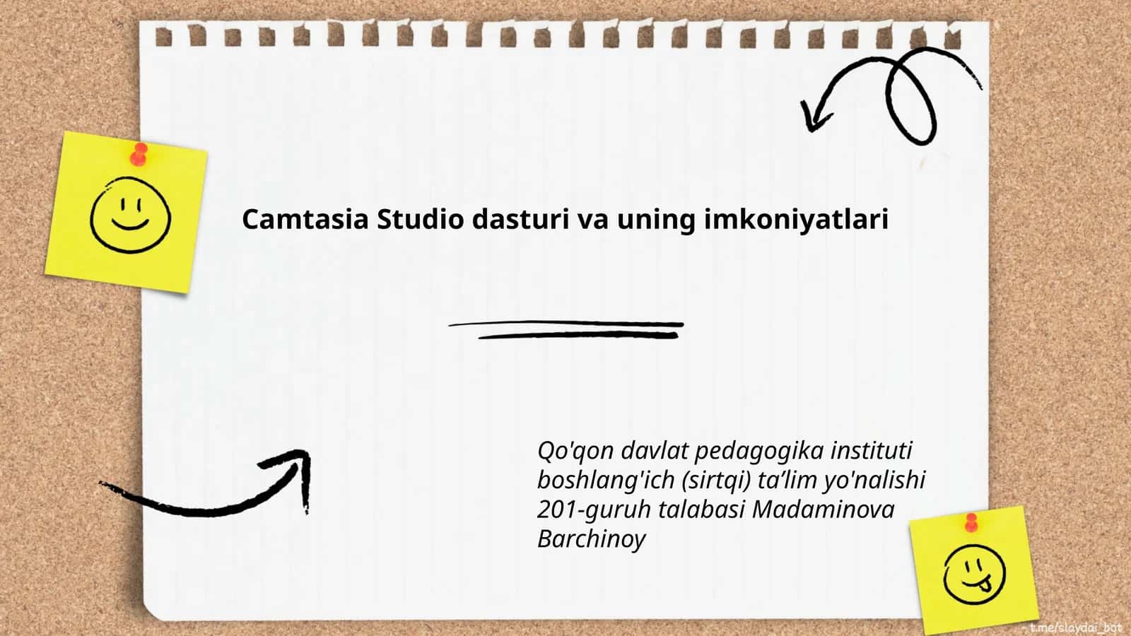 Camtasia Studio dasturi va uning imkoniyatlari