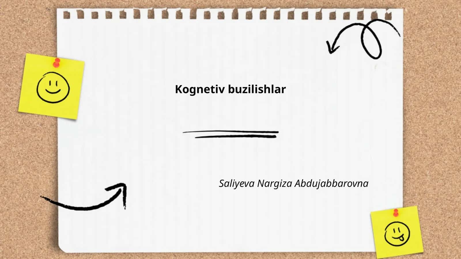 Kognetiv buzilishlar