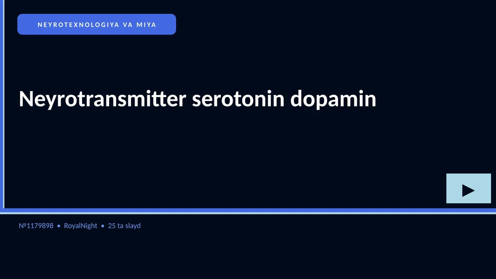 NEYROTEXNOLOGIYA VA MIYA