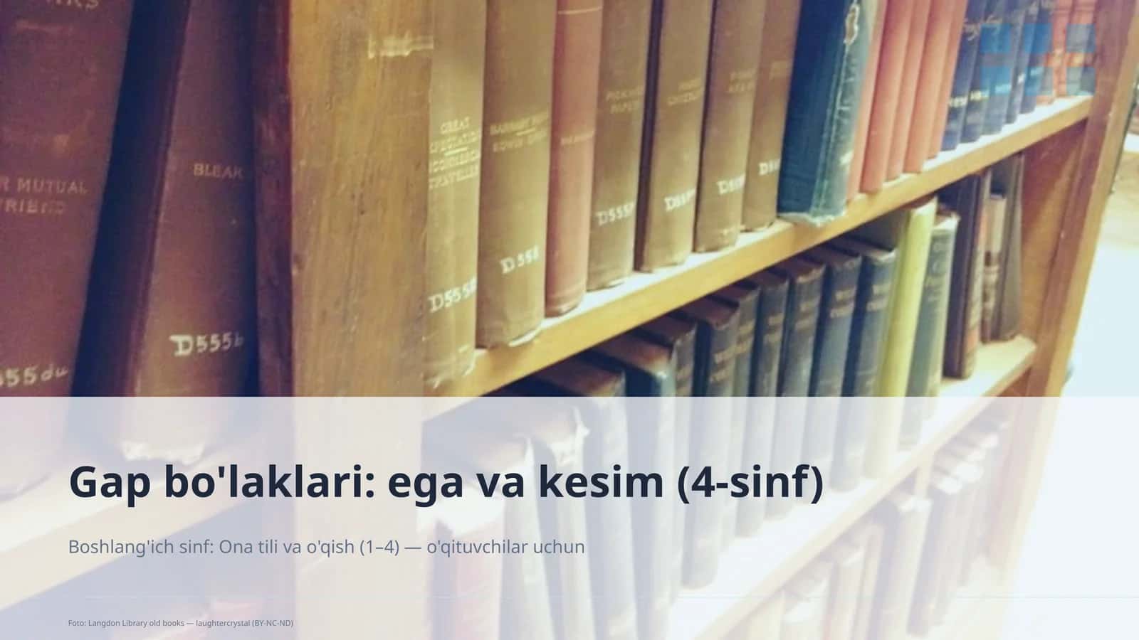 Dars rejasi
