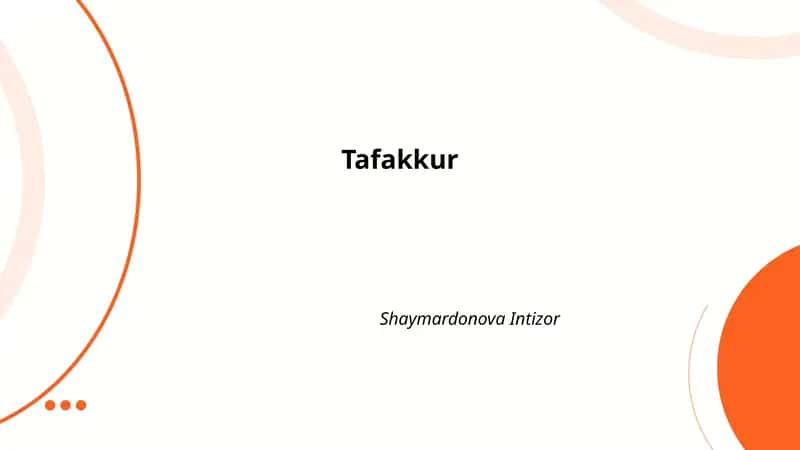Tafakkur