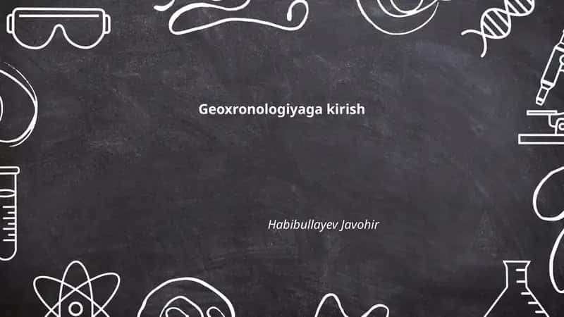 Geoxronologiyaga kirish