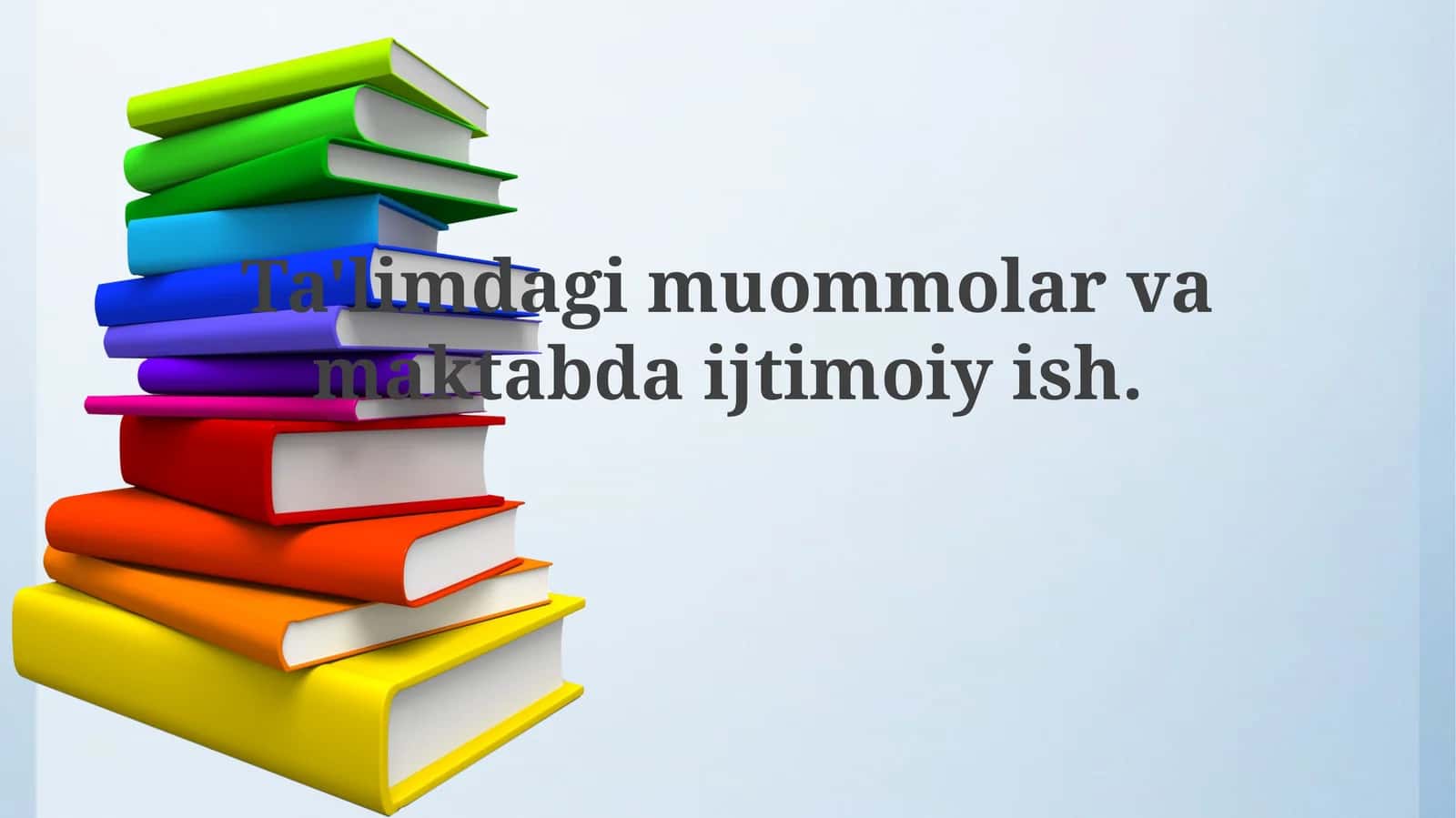 Ta'lim Resurslarining Yetishmasligi