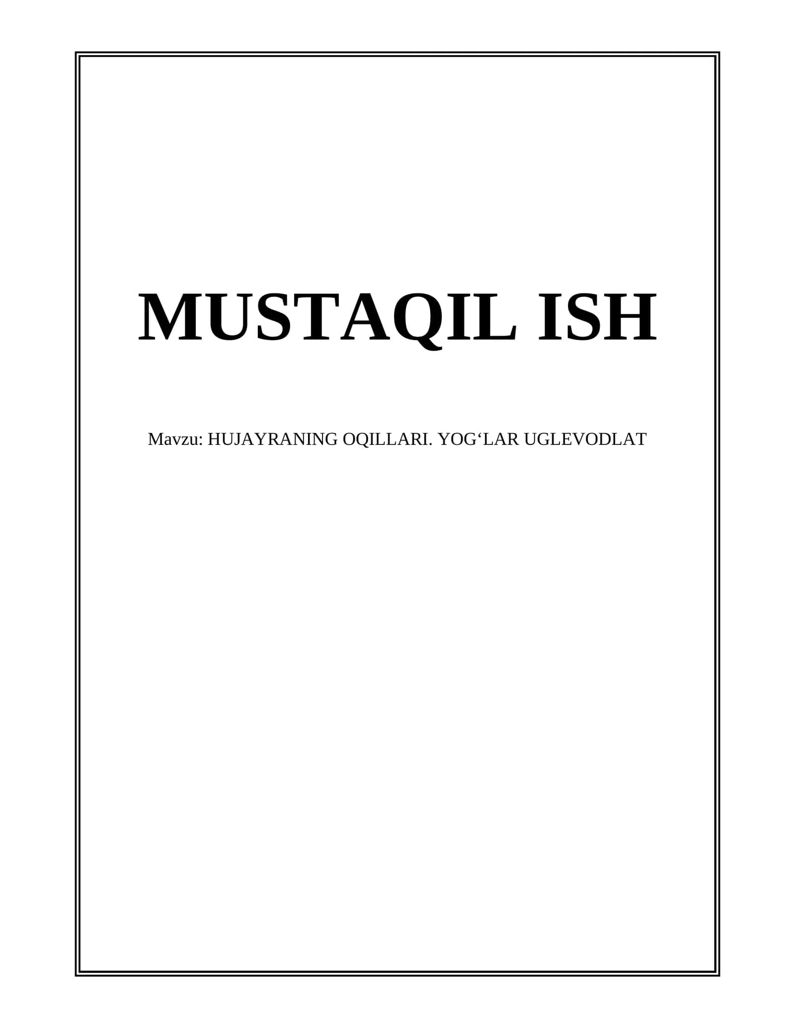 HUJAYRANING OQILLARI