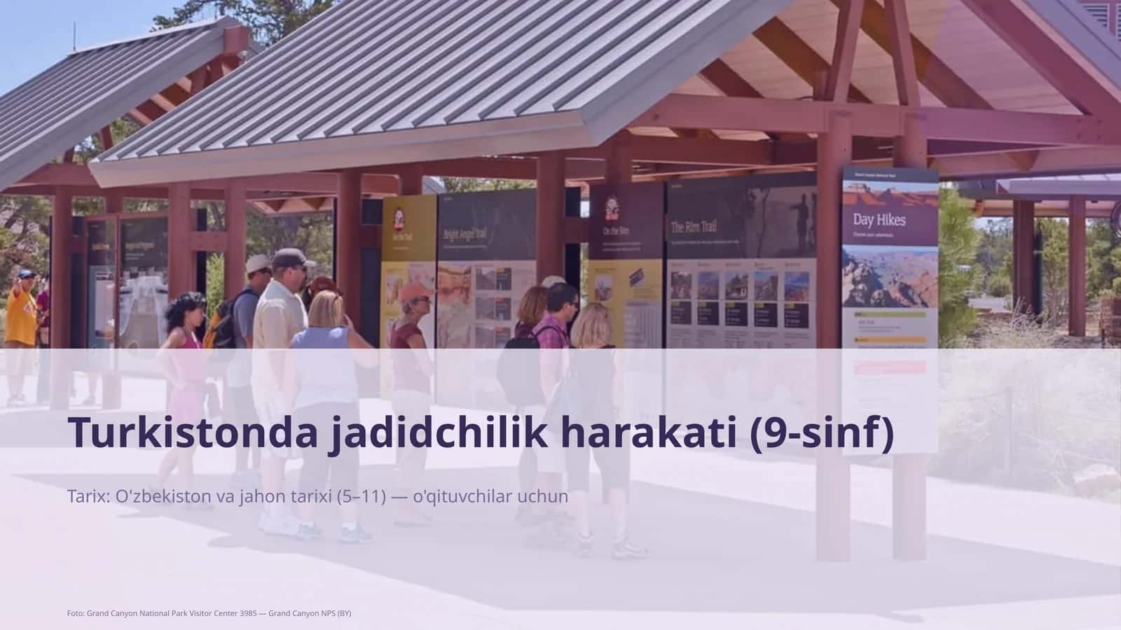 Turkistonda jadidchilik harakati (9-sinf)