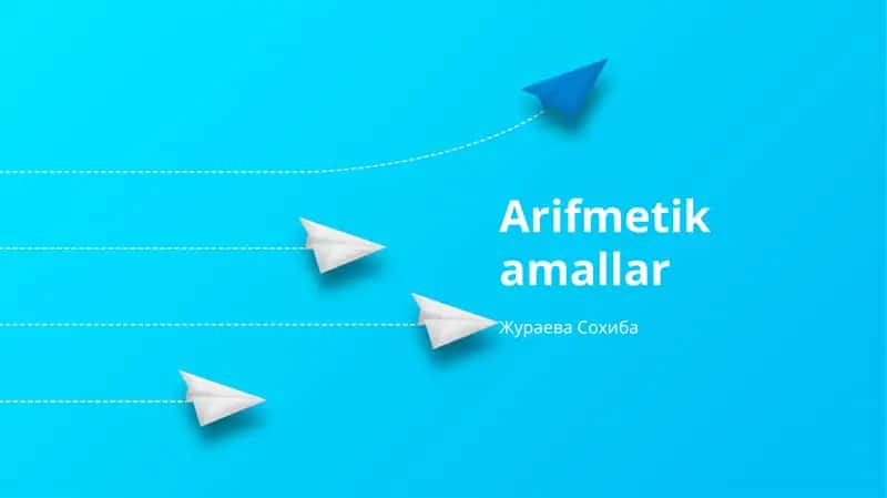 Arifmetik amallar