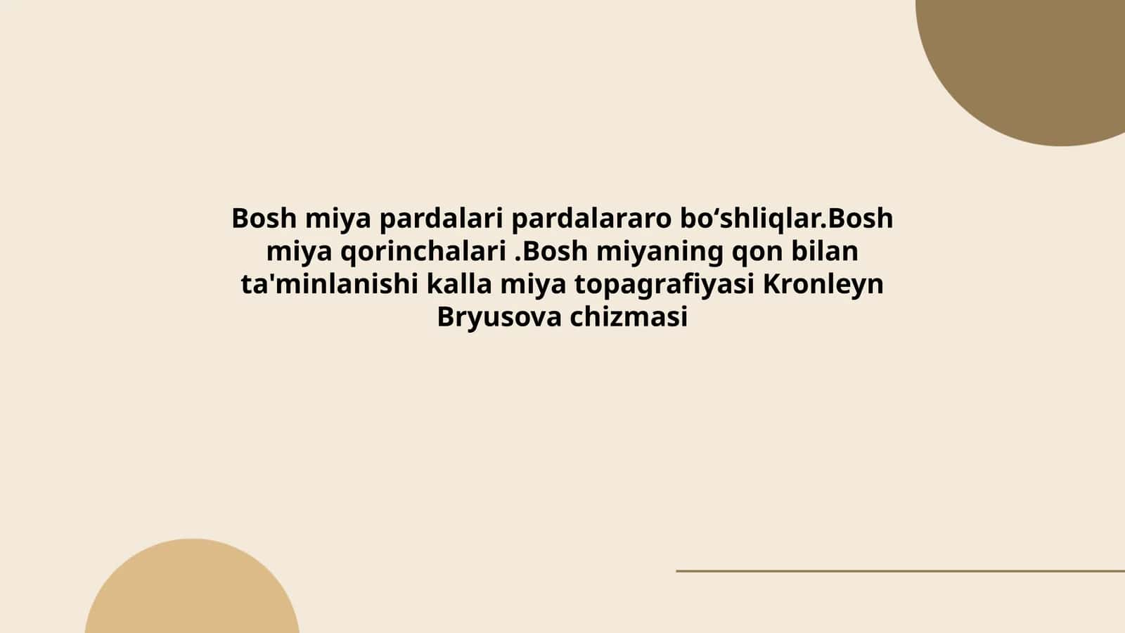 Bosh miya pardalari