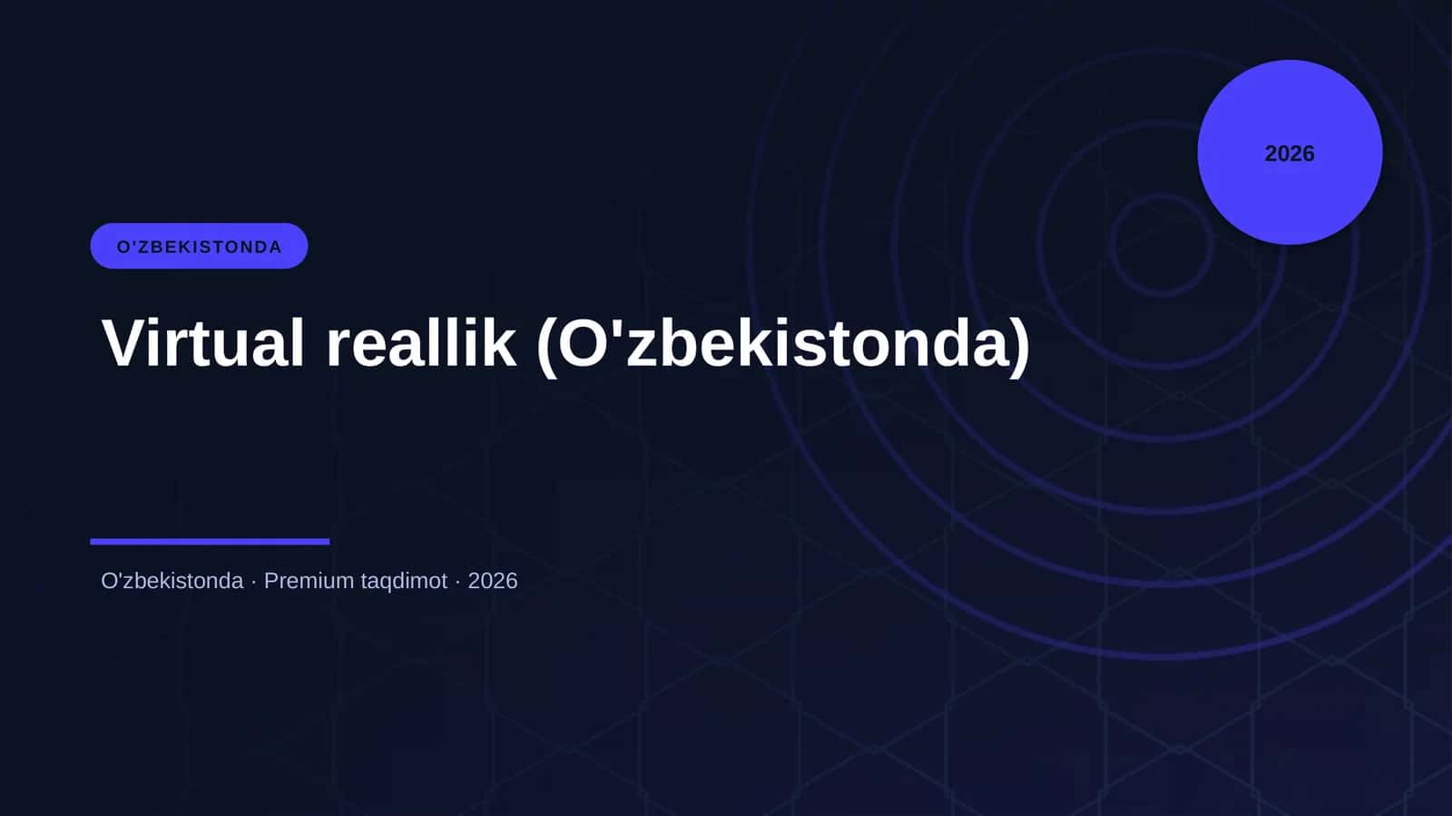 Virtual reallik (O'zbekistonda)