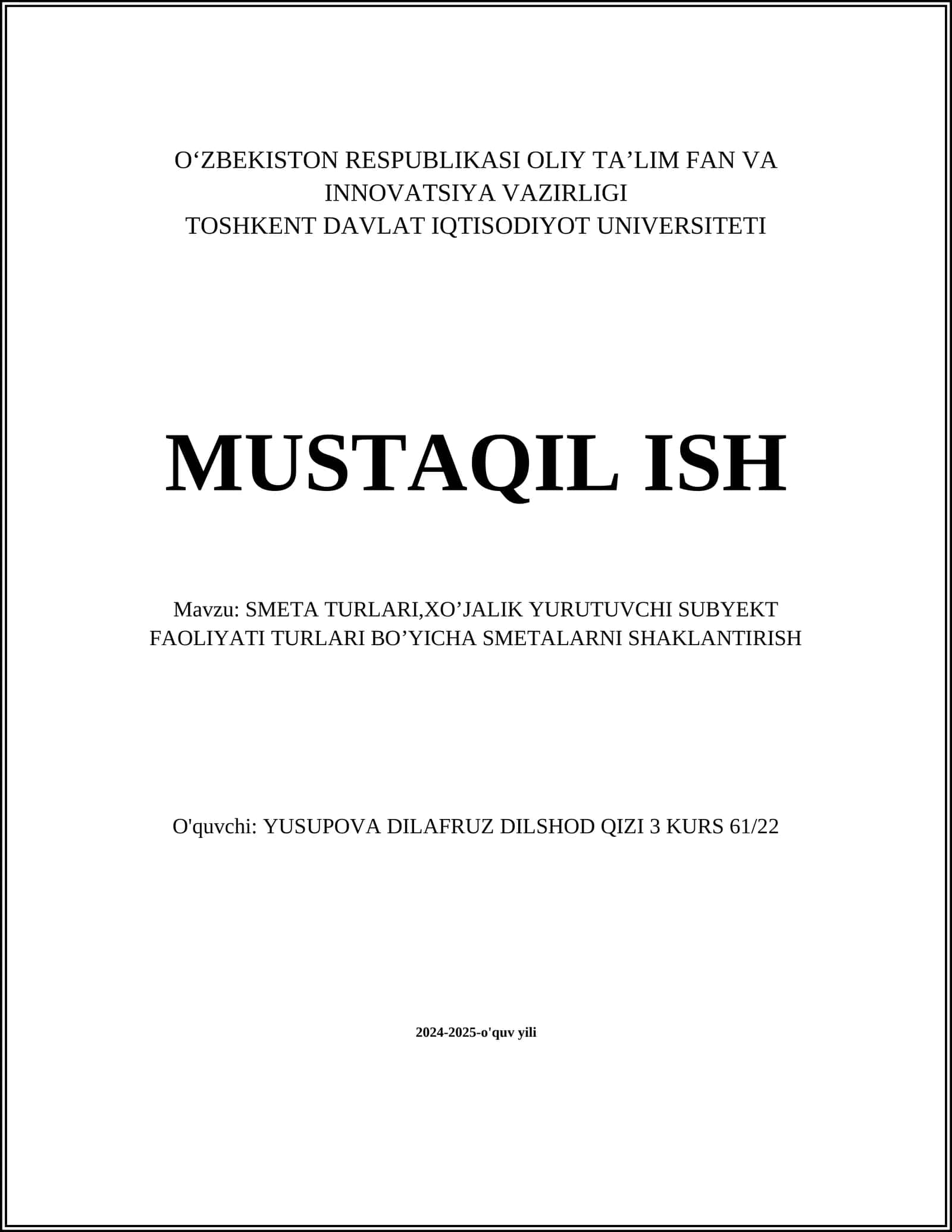 SMETA TURLARI