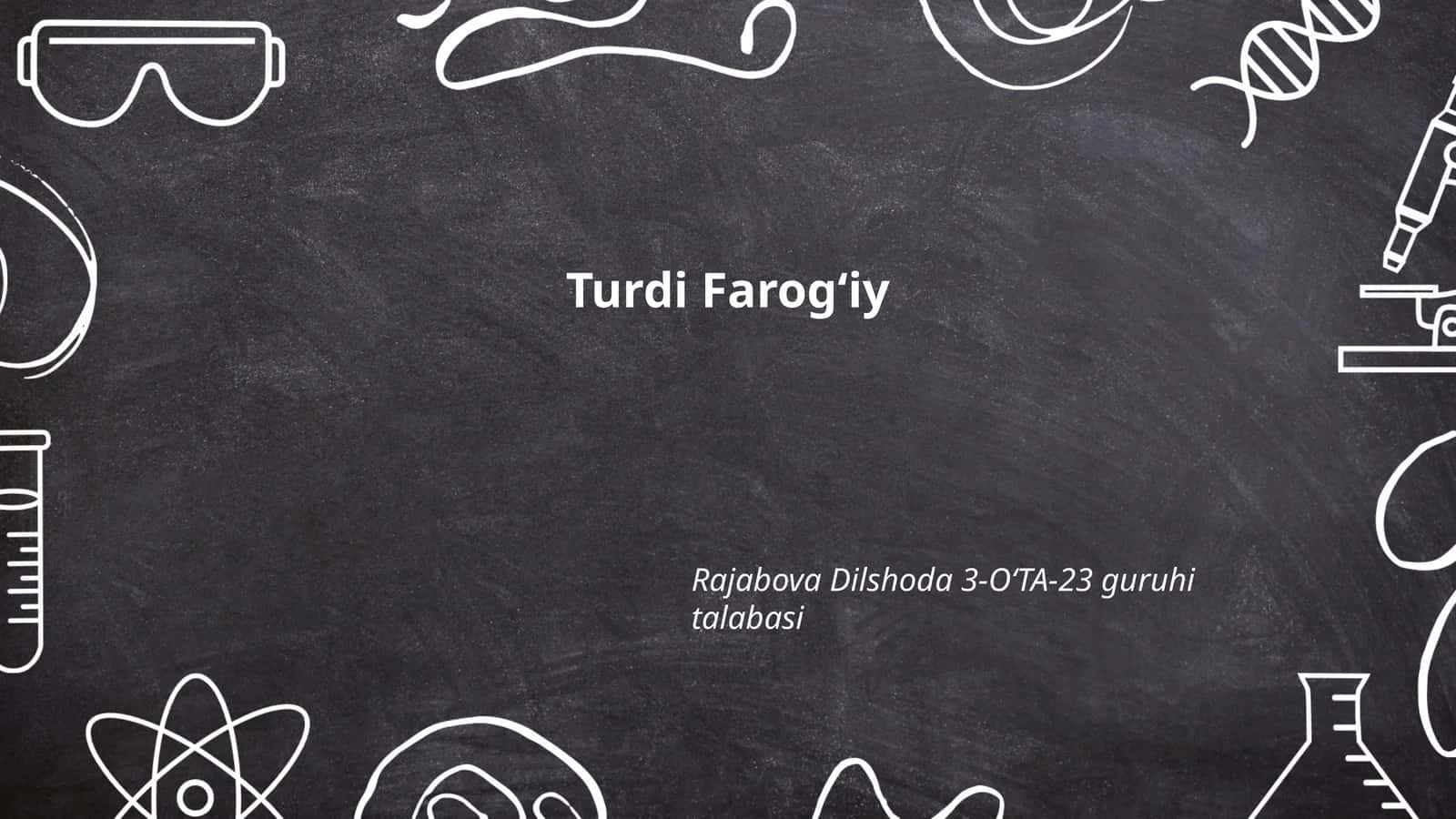 Turdi Farogʻiy