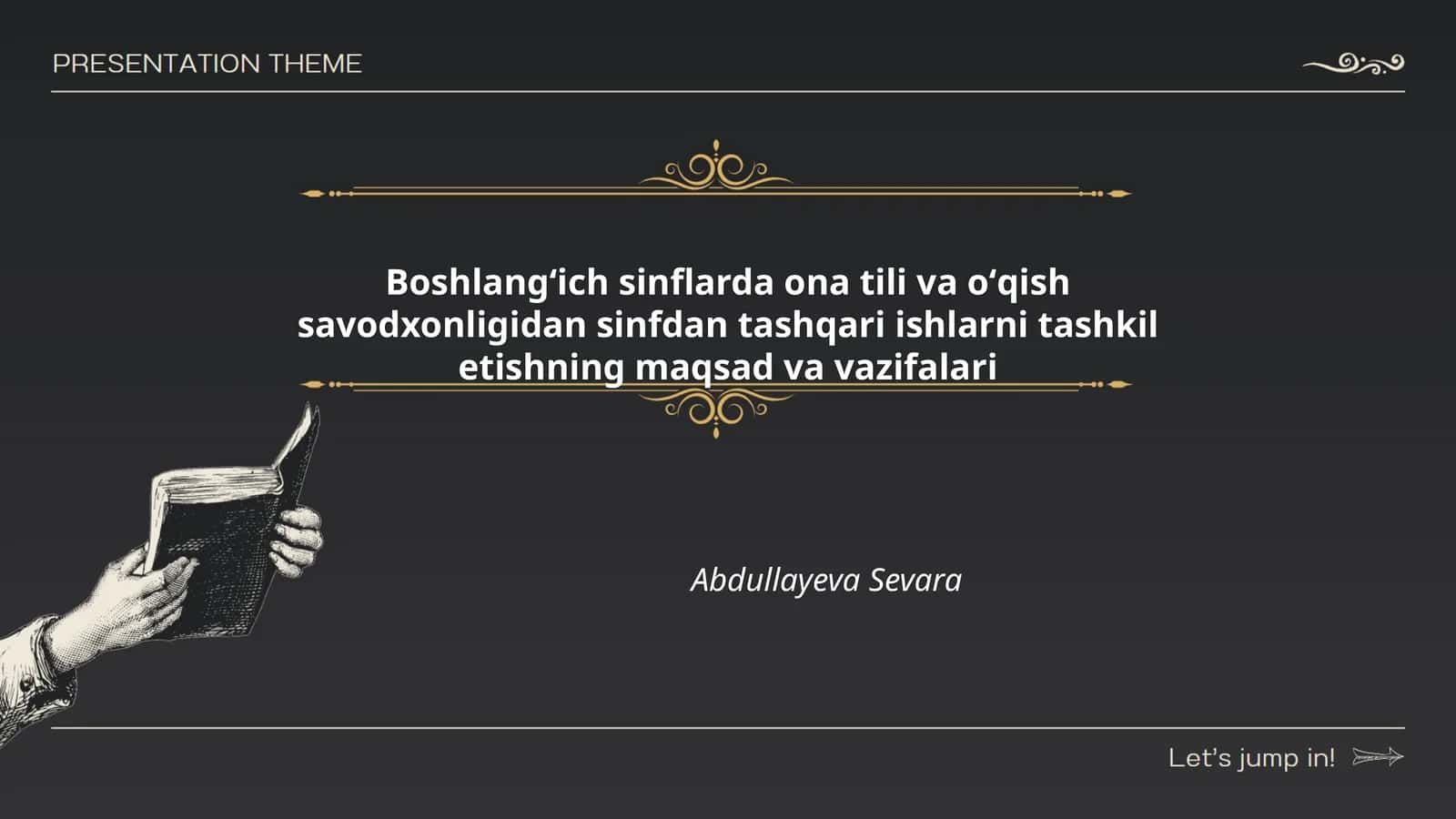 Boshlangʻich sinflarda ona tili va oʻqish savodxonligidan sinfdan tashqari ishlarni tashkil etishning maqsad va vazifalari