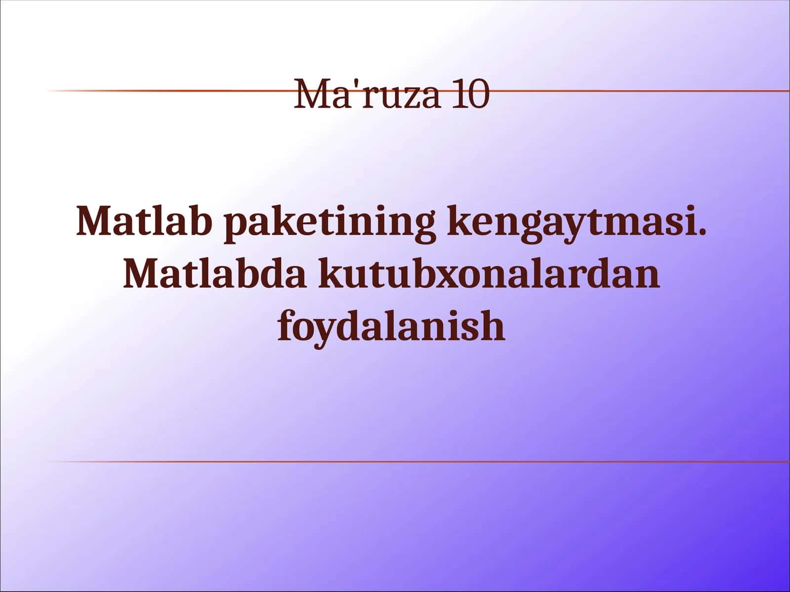 matlab paketikining kengaytmasi