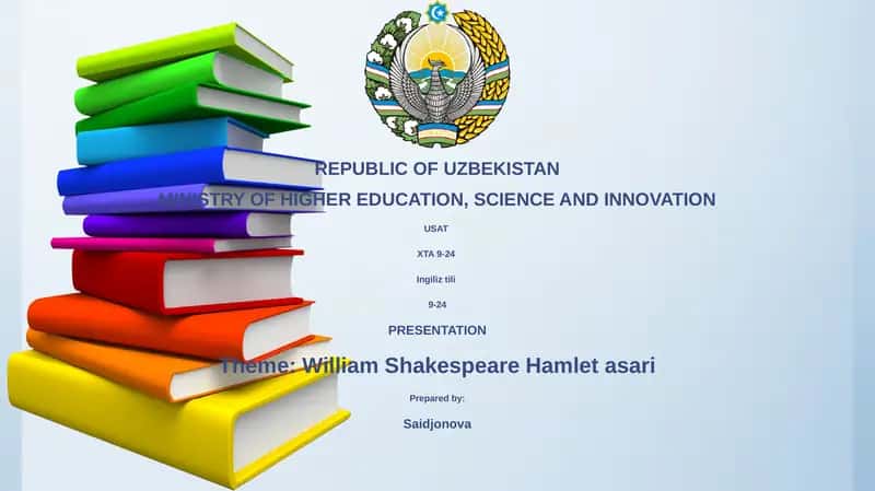 William Shakespeare Hamlet asari