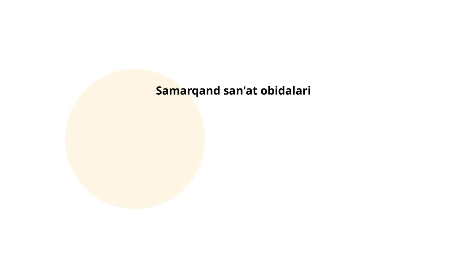 Samarqand san'at obidalari