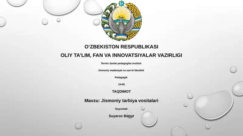 Jismoniy tarbiya vositalari