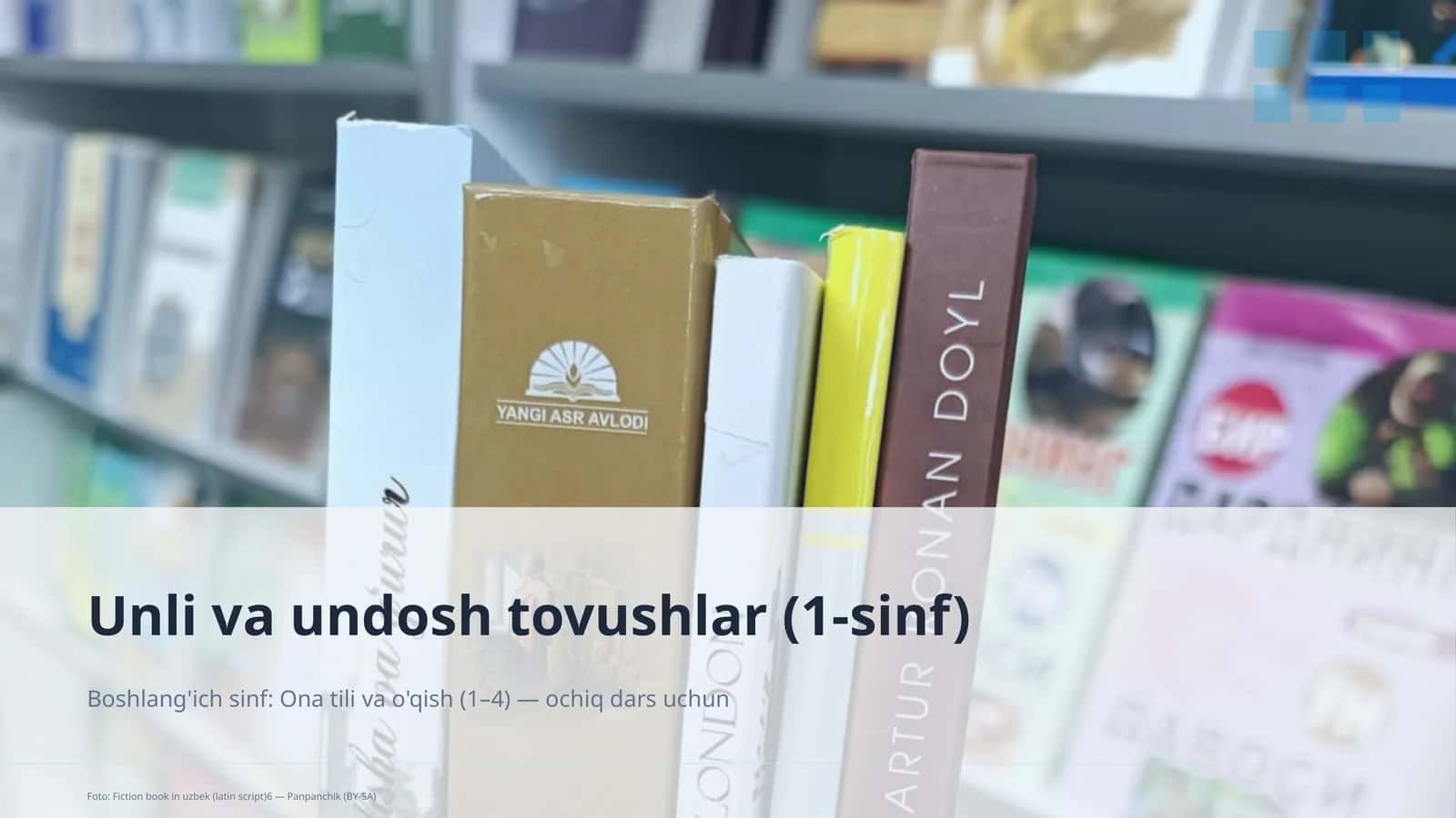 Unli va undosh tovushlar (1-sinf)