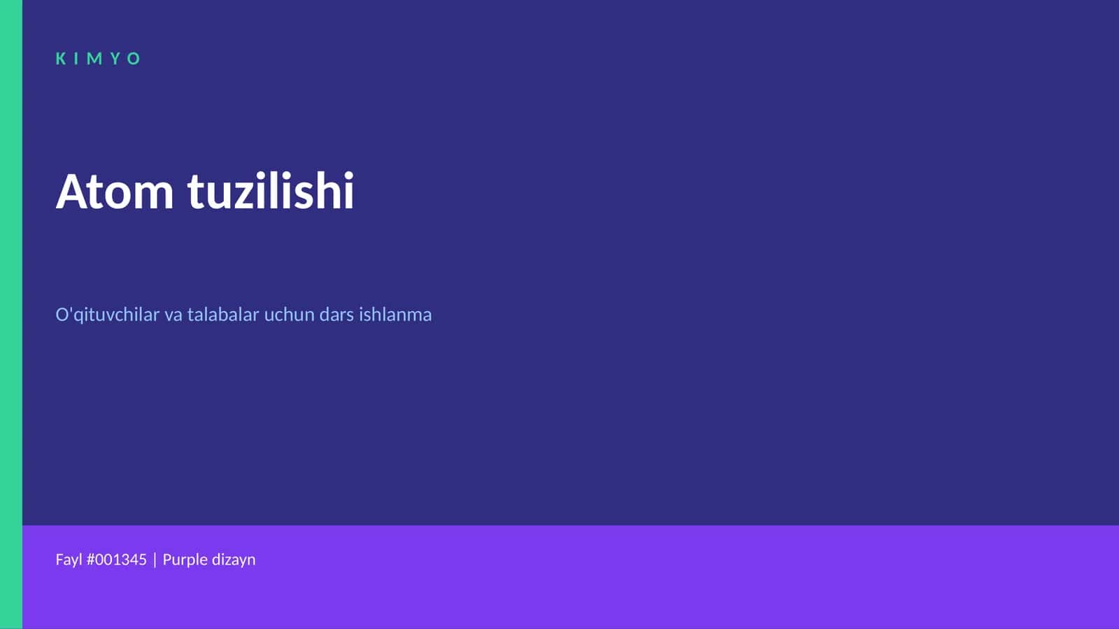 Atom tuzilishi