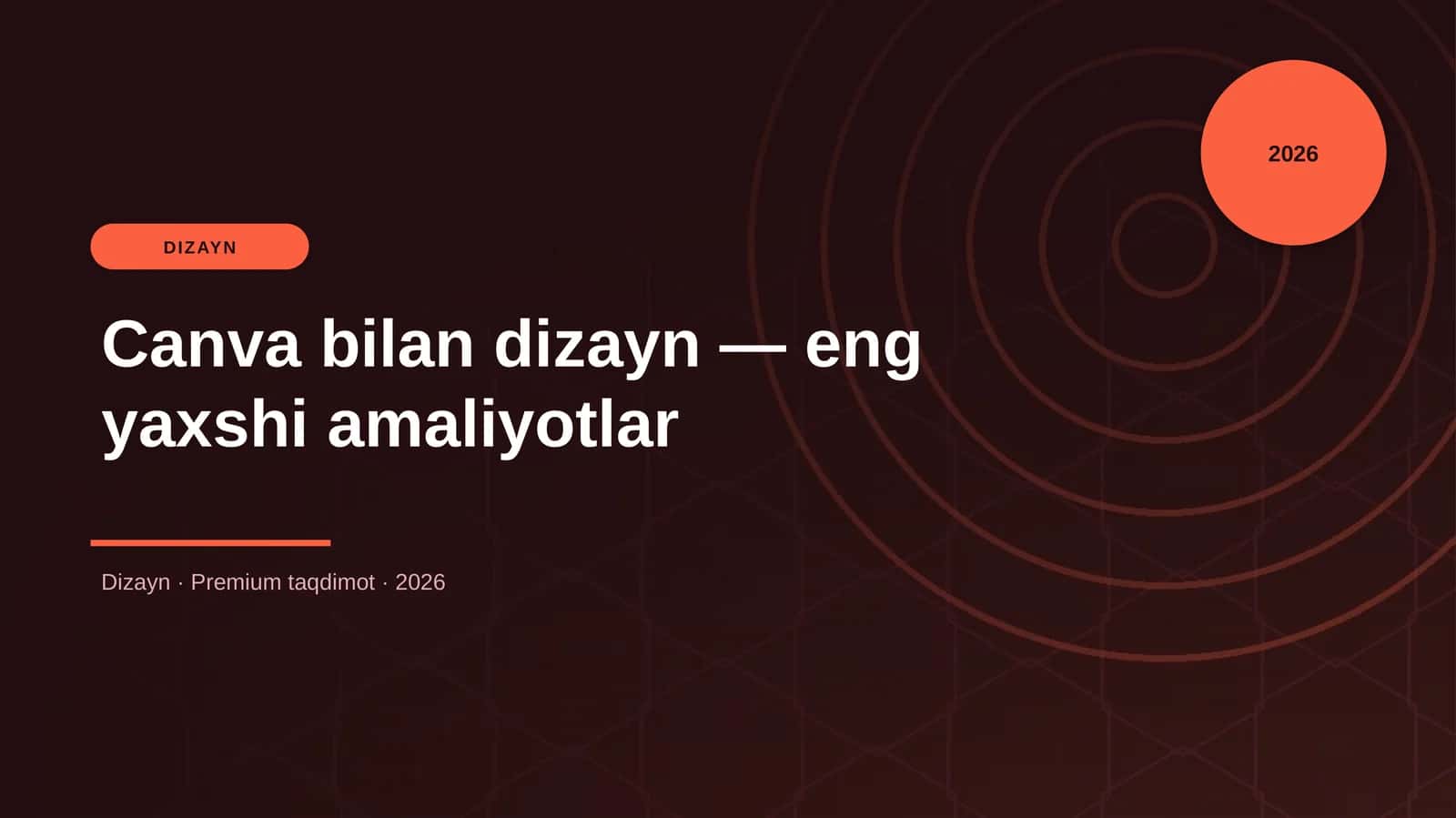 Canva bilan dizayn — eng yaxshi amaliyotlar