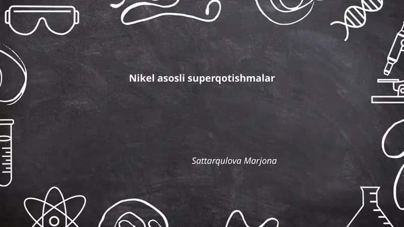 Nikel asosli superqotishmalar