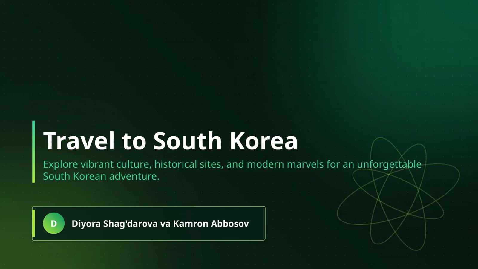 Travel to South Korea