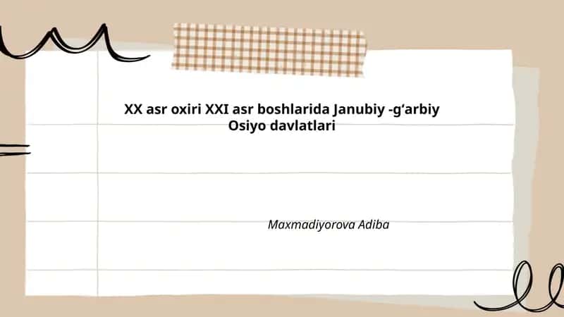 Janubiy-gʻarbiy Osiyoda neft sanoati