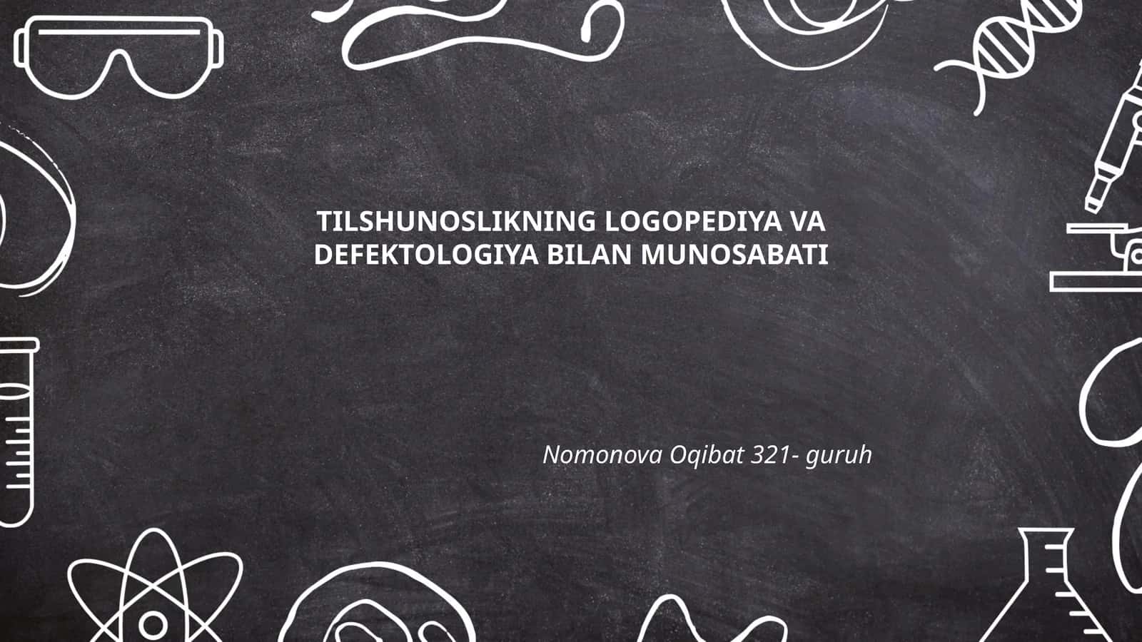 Tilshunoslikning Logopediya va Defektologiya bilan Munosabati