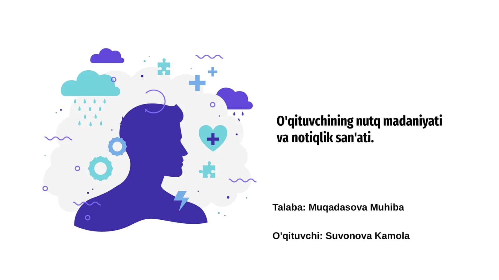 O'qituvchining nutq madaniyati va notiqlik san'ati