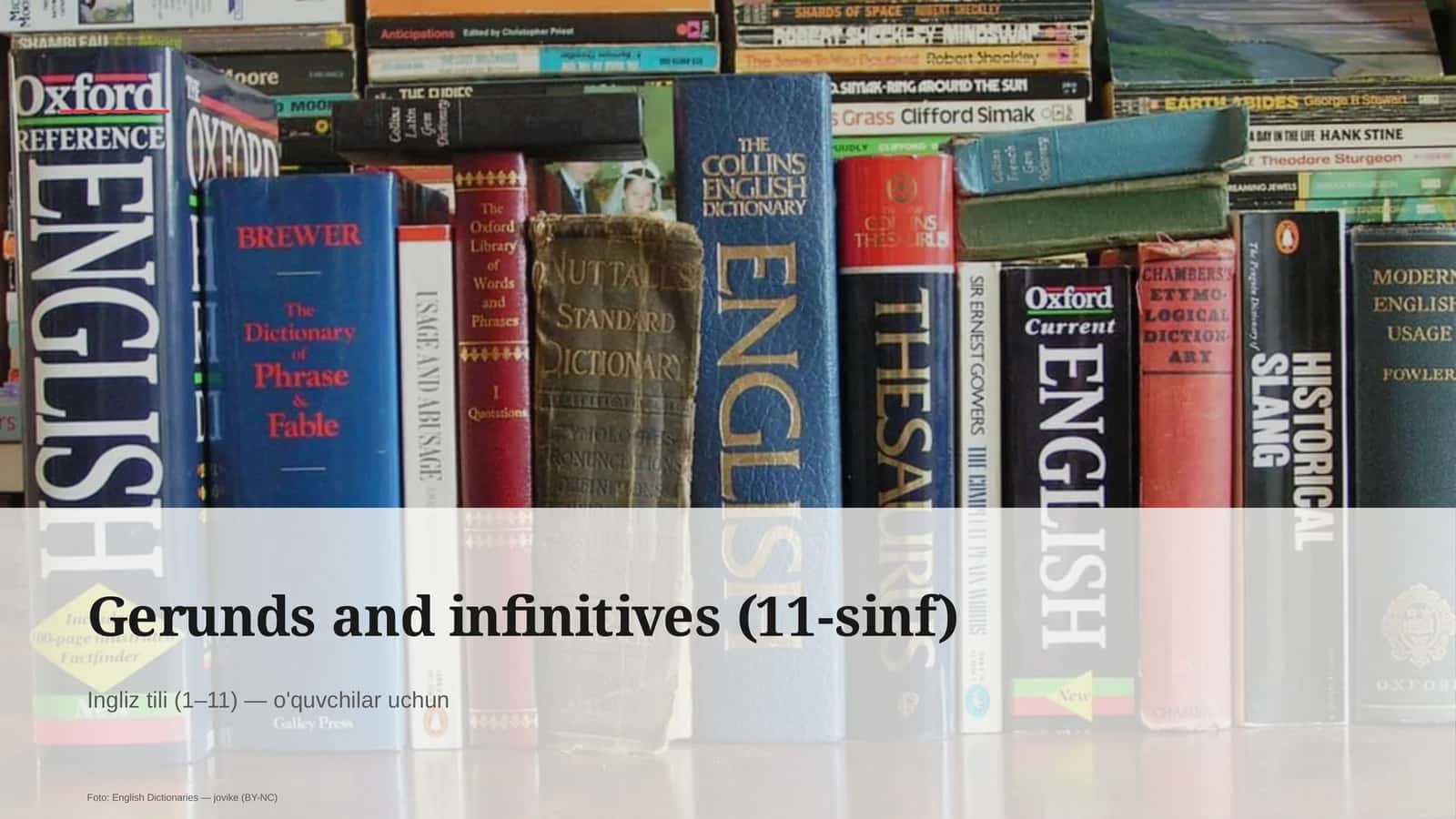 Gerunds and infinitives (11-sinf)