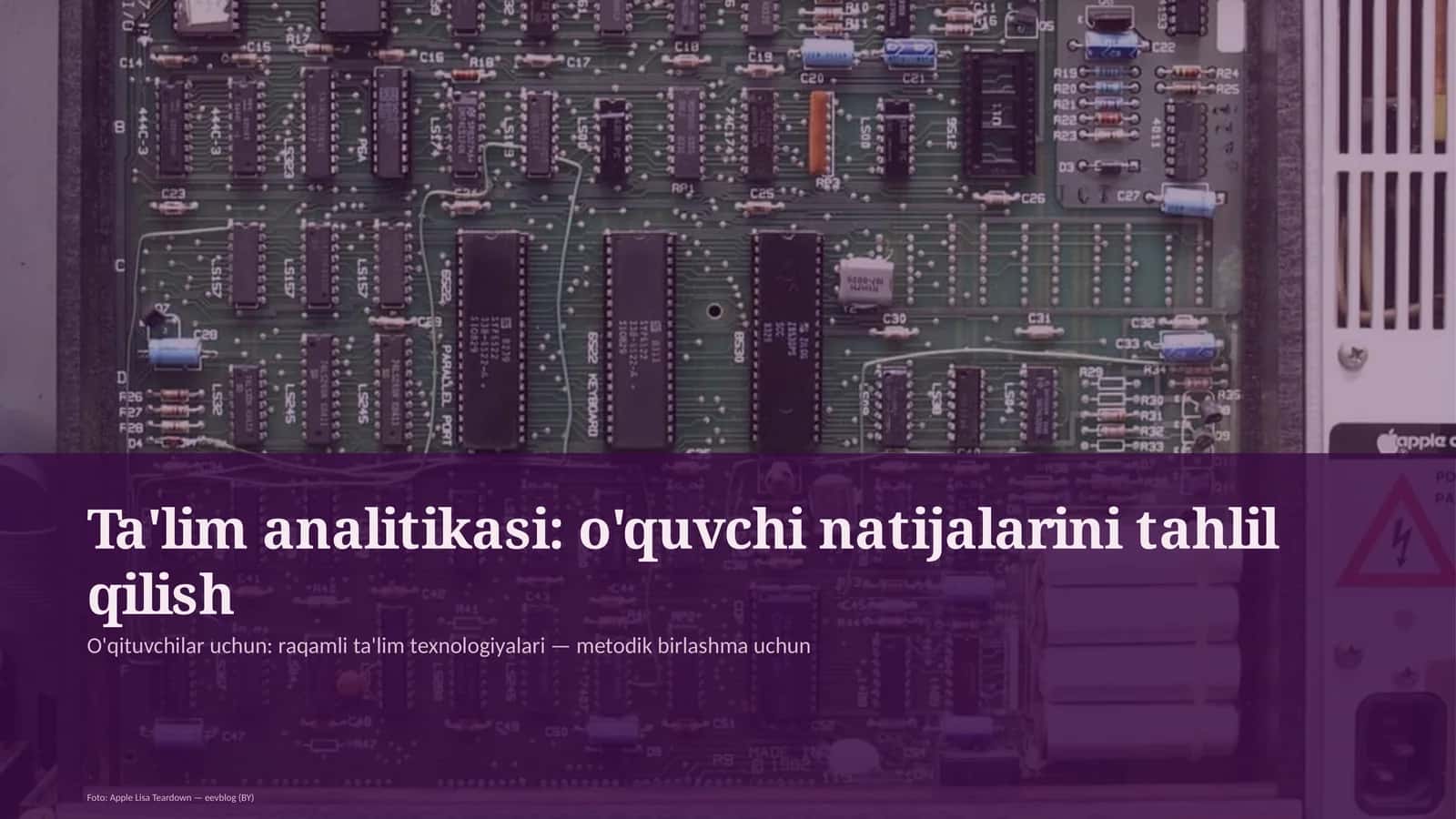 Ta'lim analitikasi: o'quvchi natijalarini tahlil qilish