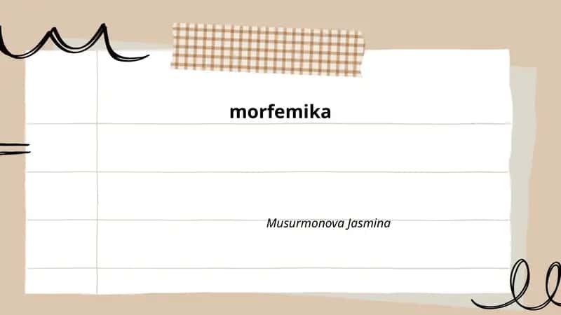 Morfemika