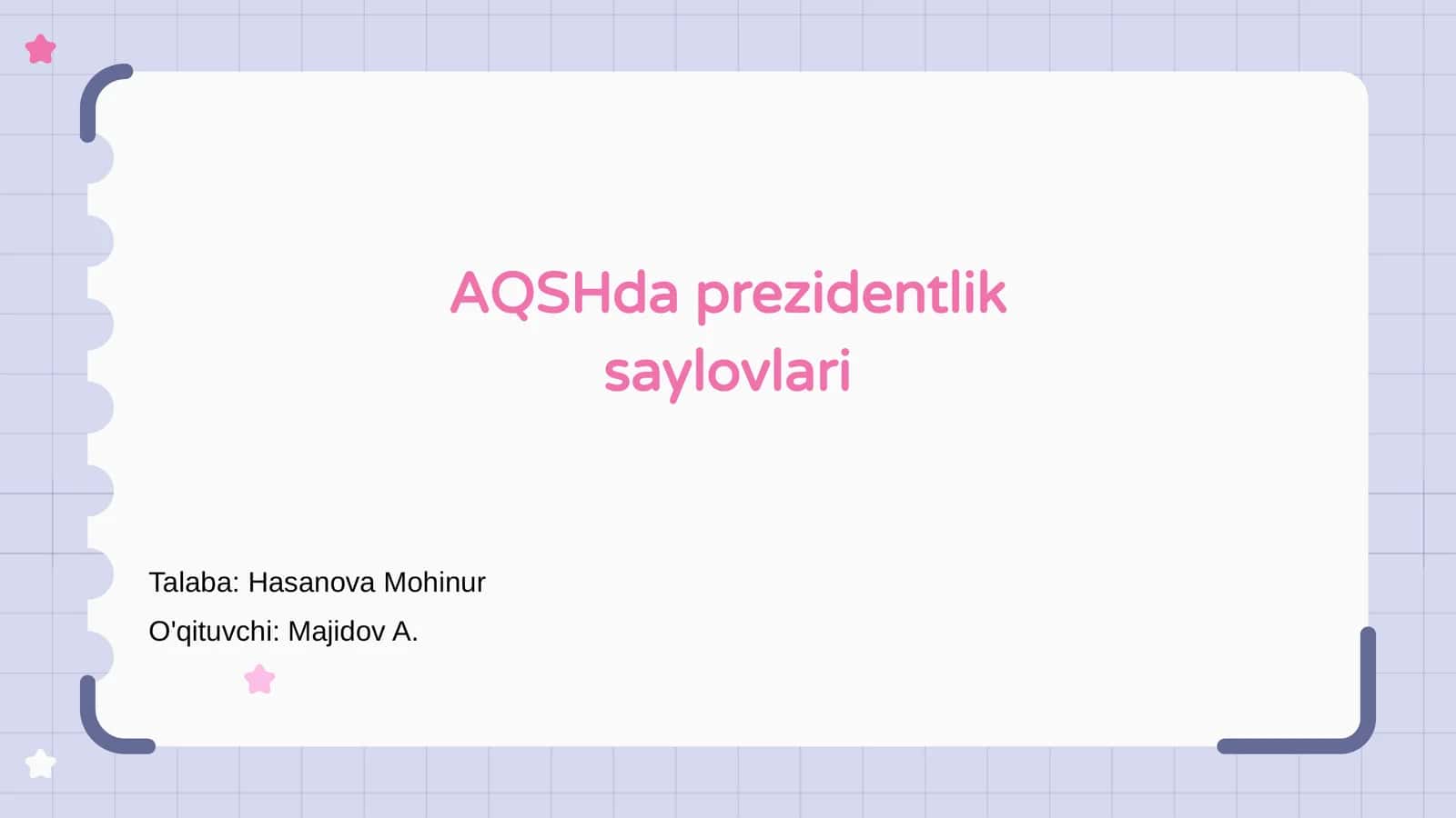 AQSHda prezidentlik saylovlari
