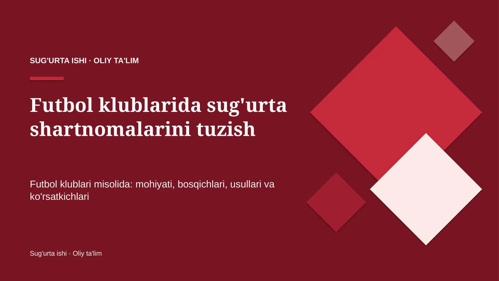 futbol klublarida sug'urta shartnomalarini tuzish 8974