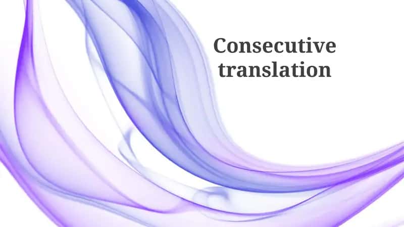 Consecutive Interpreting