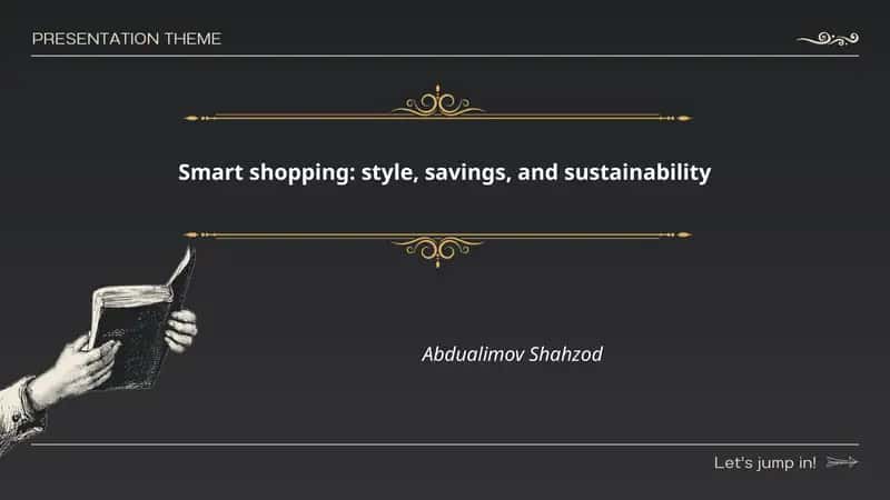 Smart shopping: style, savings, and sustainability