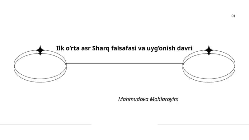 Ilk o’rta asr Sharq falsafasi va uyg’onish davri