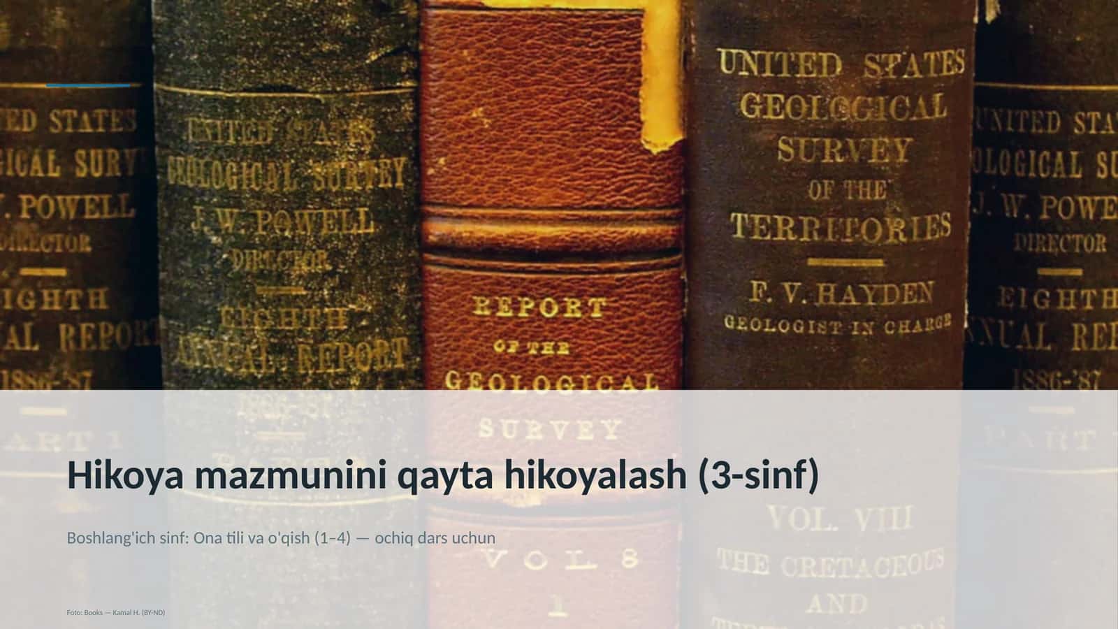 Hikoya mazmunini qayta hikoyalash (3-sinf)
