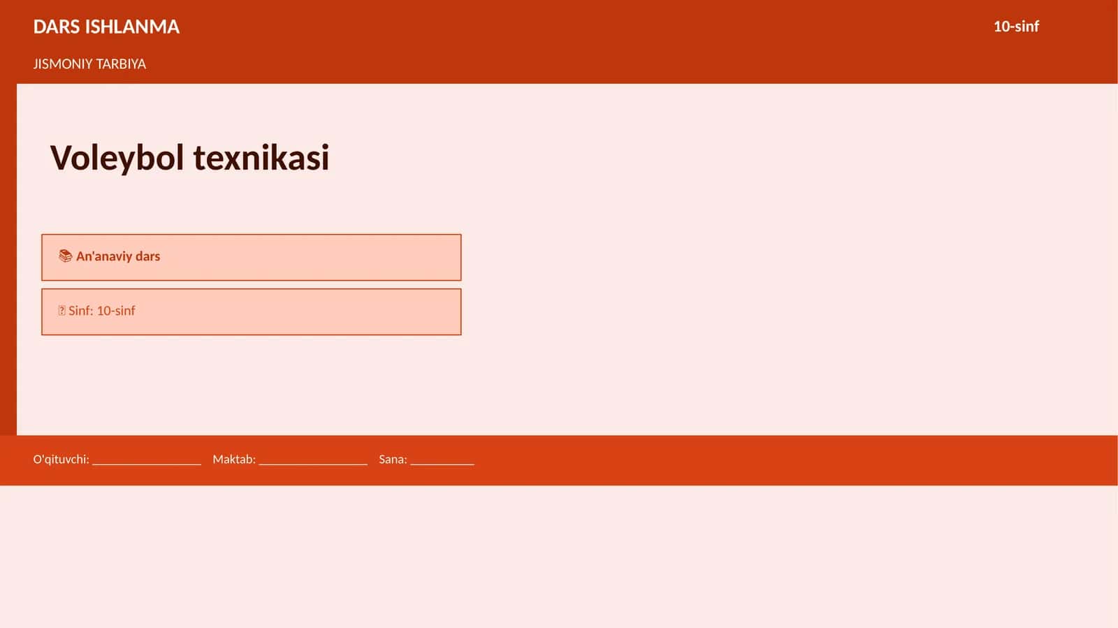Voleybol texnikasi
