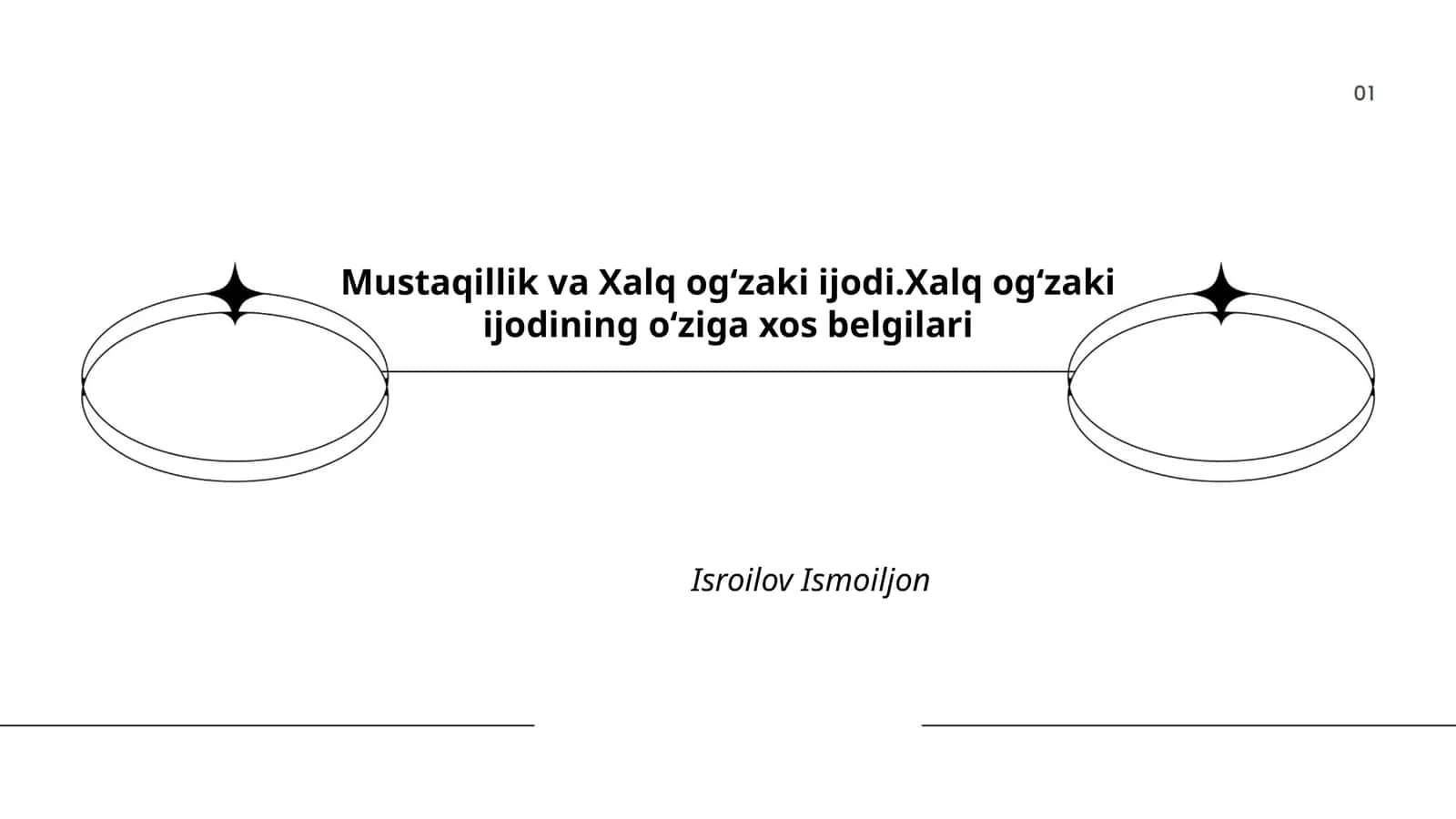 Mustaqillik va Xalq ogʻzaki ijodi