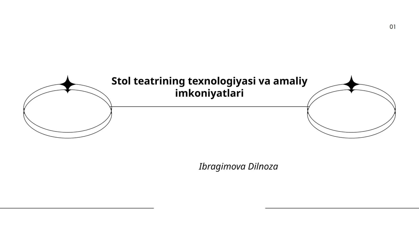 Stol teatrining texnologiyasi va amaliy imkoniyatlari