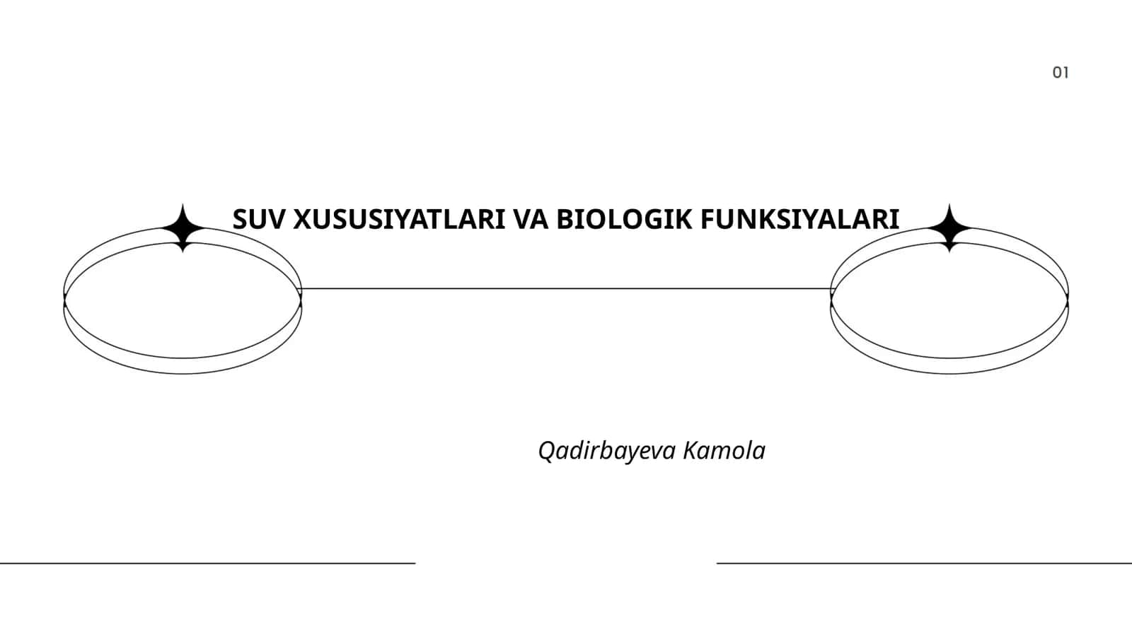 SUV XUSUSIYATLARI VA BIOLOGIK FUNKSIYALARI