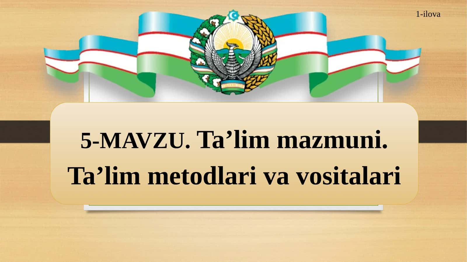 1-ilova