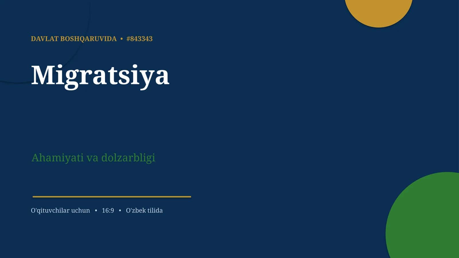 Migratsiya