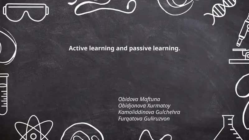 Active learning vs Passive learning