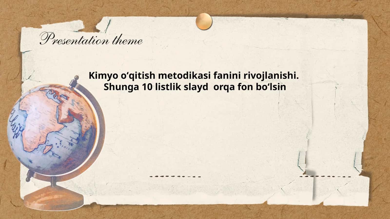 Kimyo oʻqitish metodikasi fanini rivojlanishi