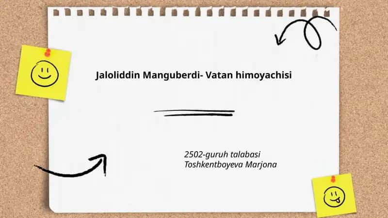 Jaloliddin Manguberdi- Vatan himoyachisi