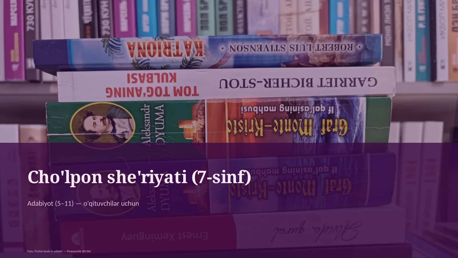 Cho'lpon she'riyati (7-sinf)