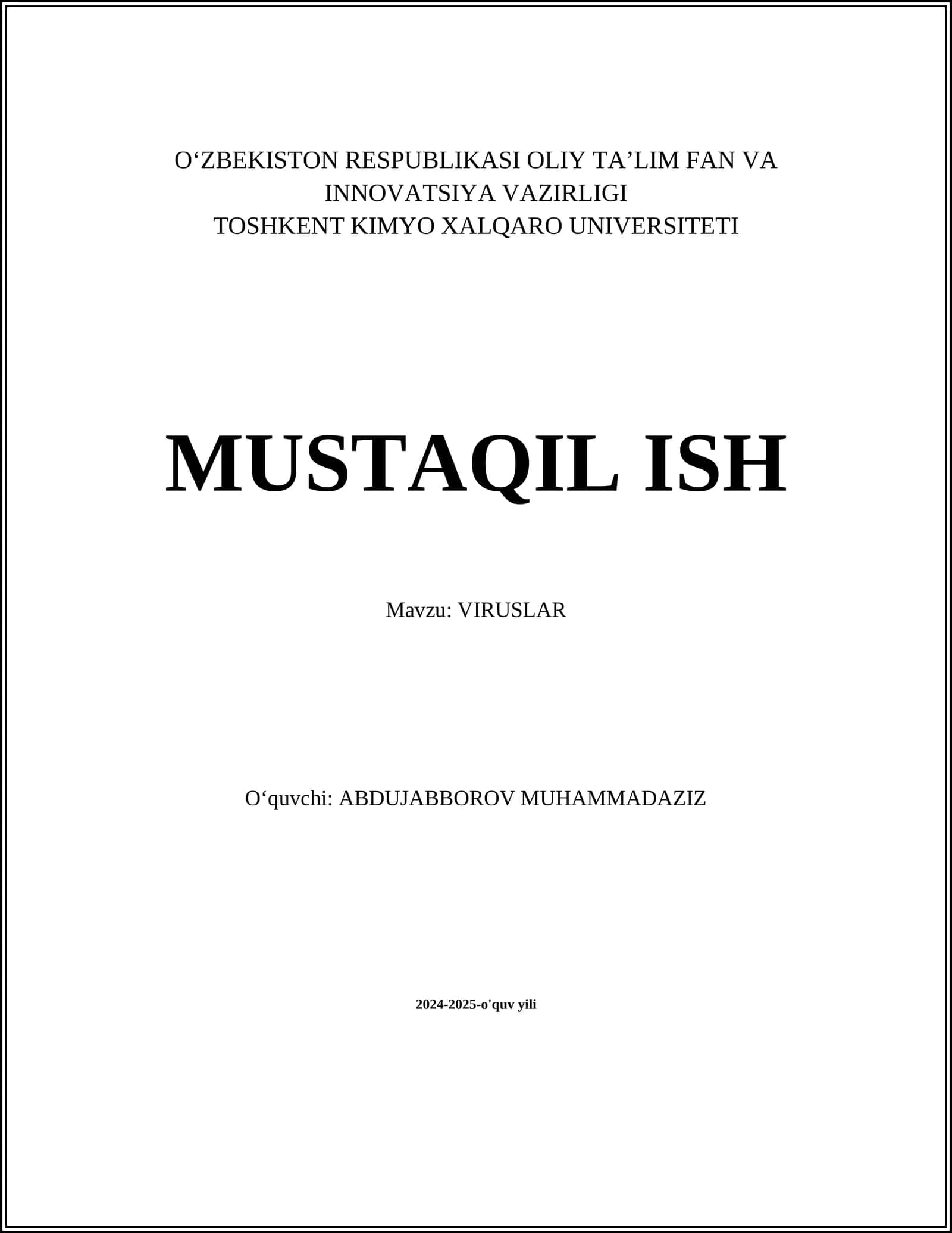 Viruslar