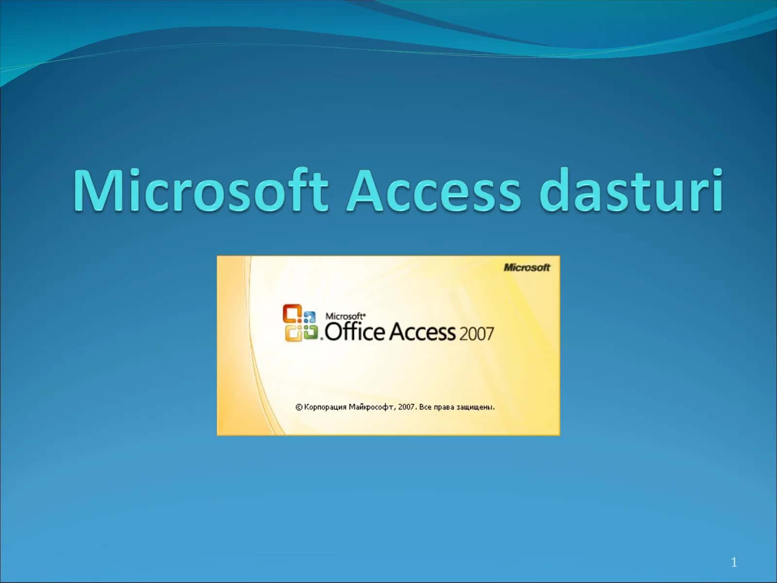 Microsoft Access