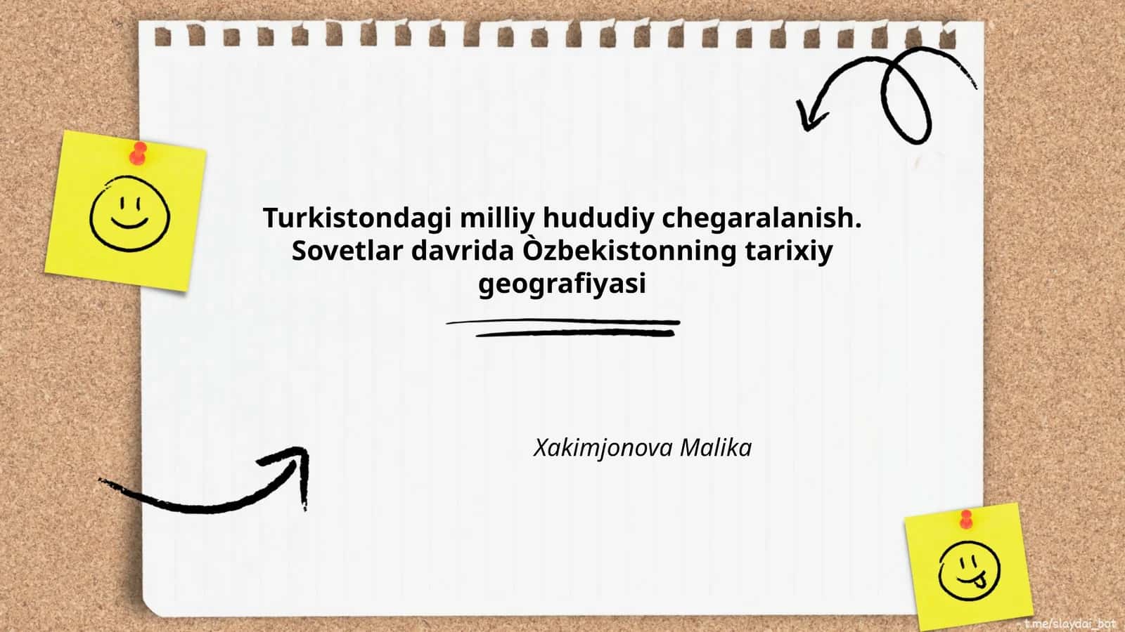 Turkistondagi milliy hududiy chegaralanish. Sovetlar davrida Òzbekistonning tarixiy geografiyasi